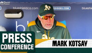 Mark Kotsay details Athletics’ added confidence after win over Dodgers – NBC Sports Bay Area & California