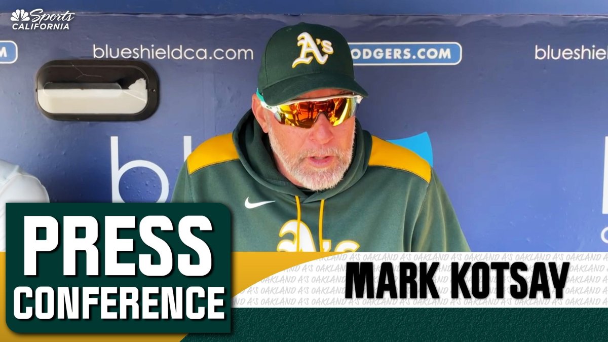 Mark Kotsay details Athletics’ added confidence after win over Dodgers – NBC Sports Bay Area & California