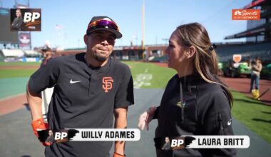Willy Adames credits chemistry for early Giants success – NBC Sports Bay Area & California