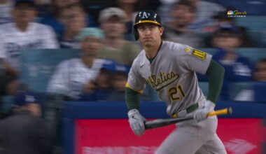 Athletics’ Tyler Soderstrom hits game-tying home run vs. Dodgers – NBC Sports Bay Area & California