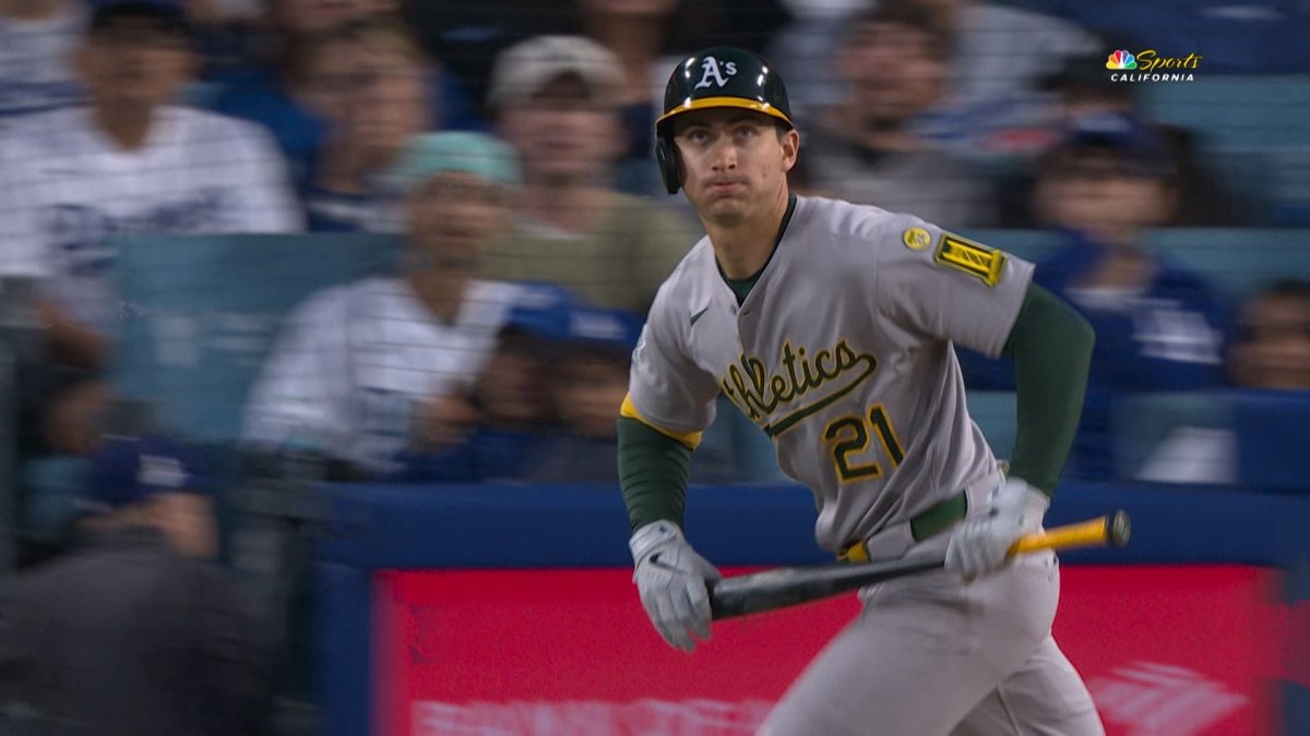Athletics’ Tyler Soderstrom hits game-tying home run vs. Dodgers – NBC Sports Bay Area & California