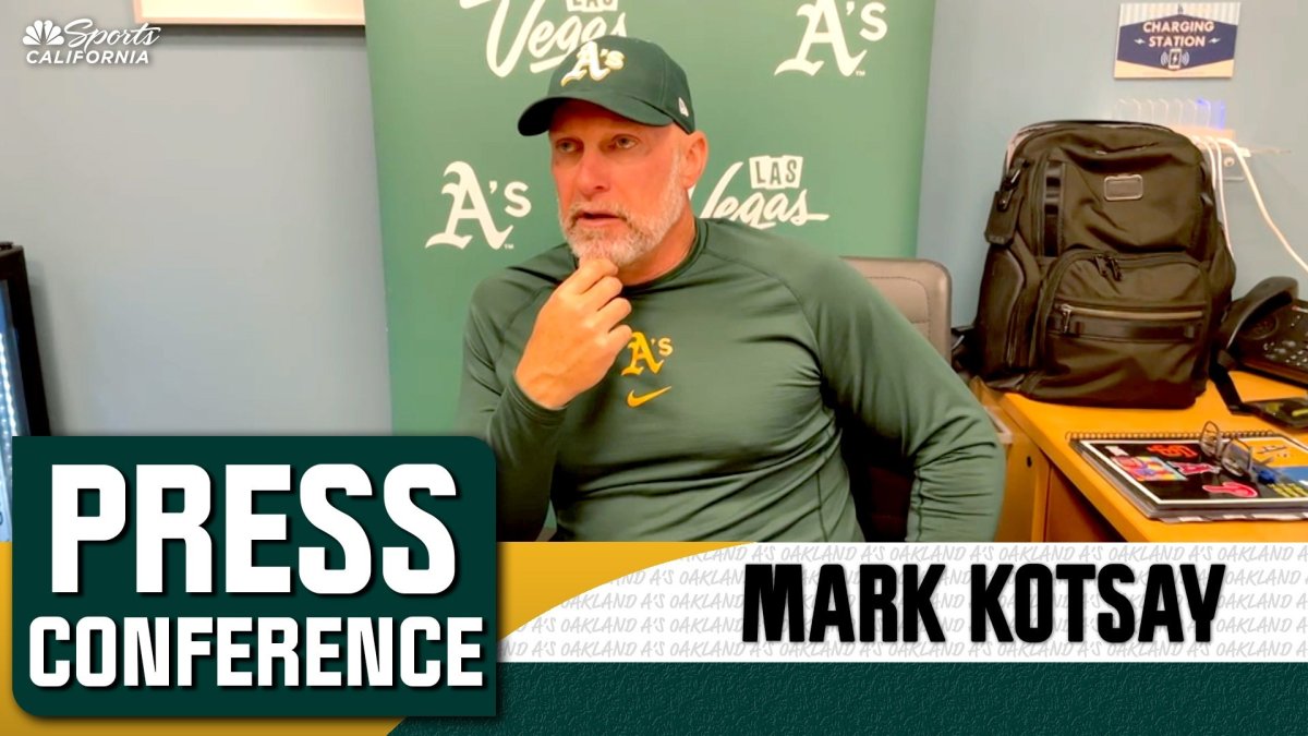 Mark Kotsay lauds Tyler Soderstrom’s effort despite Athletics’ loss – NBC Sports Bay Area & California