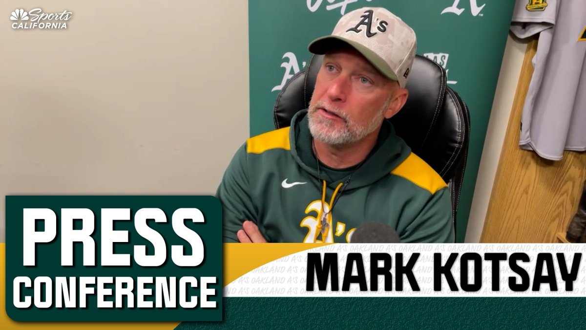 Mark Kotsay remains confident in Athletics’ offense after 9-1 loss to Giants – NBC Sports Bay Area & California