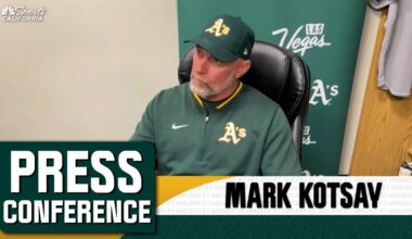 Mark Kotsay laments Athletics’ offensive execution in walk-off loss to Giants – NBC Sports Bay Area & California