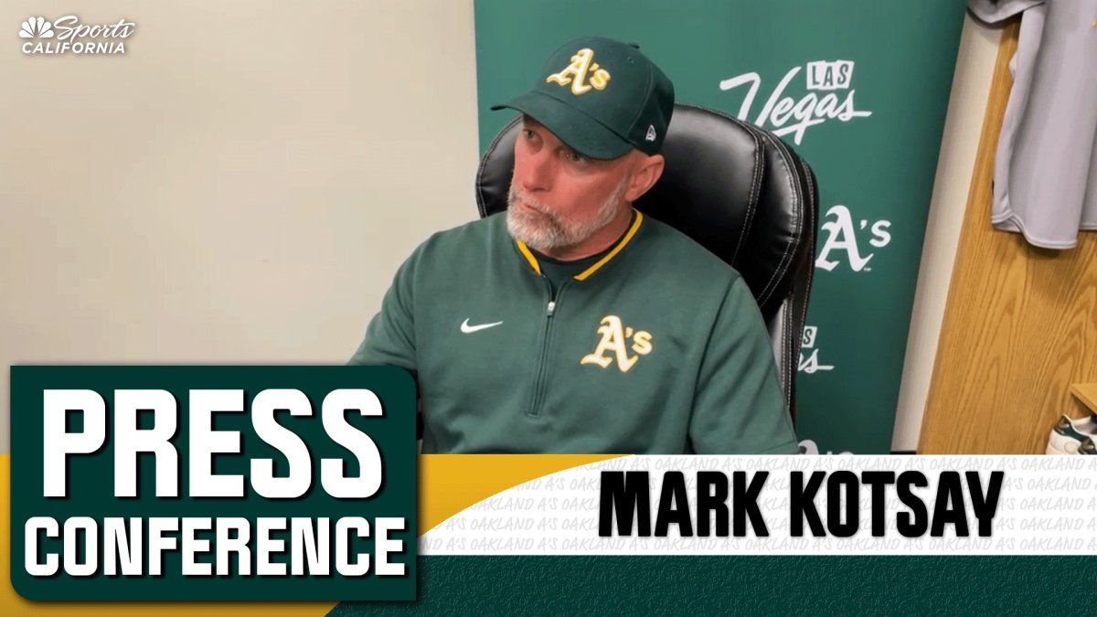 Mark Kotsay laments Athletics’ offensive execution in walk-off loss to Giants – NBC Sports Bay Area & California