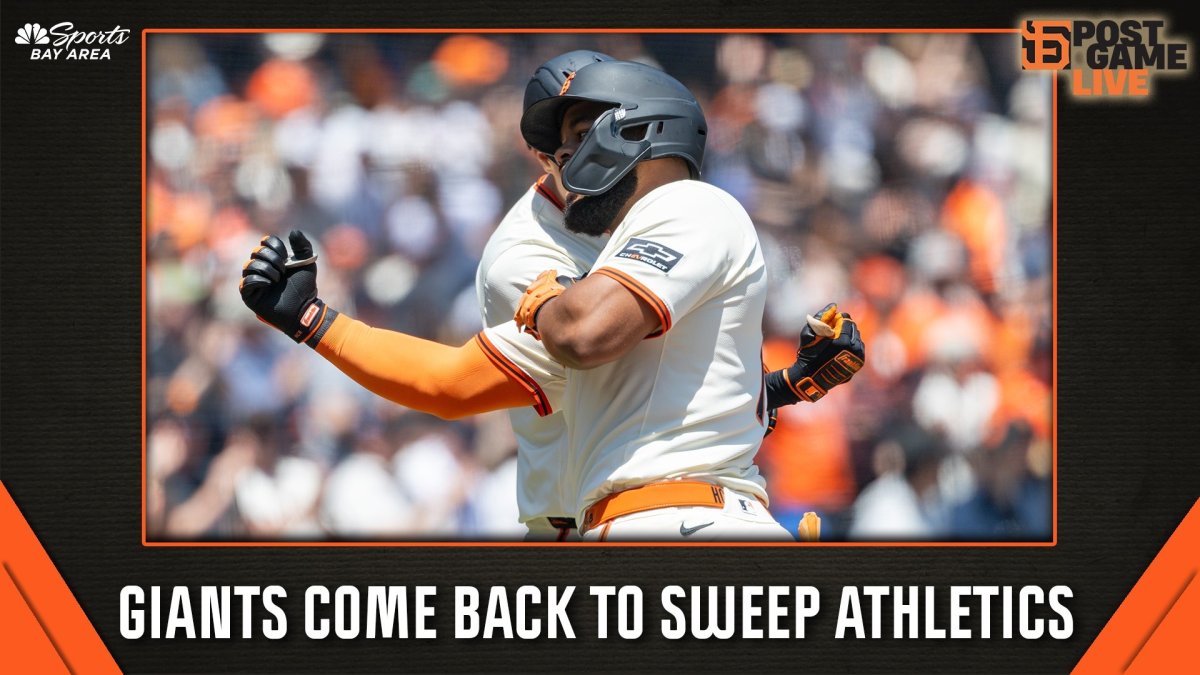 Giants deliver another thrilling comeback win to sweep Athletics – NBC Sports Bay Area & California