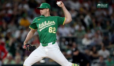 Athletics suffer sixth consecutive defeat after 4-3 loss to Angels – NBC Sports Bay Area & California