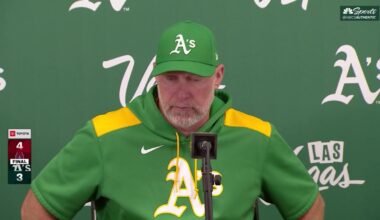 Athletics suffer sixth consecutive defeat after 4-3 loss to Angels – NBC Sports Bay Area & California
