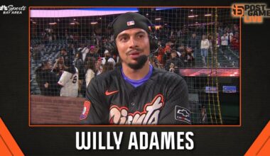 Giants’ Willy Adames shares adjustments after early hitting struggles – NBC Sports Bay Area & California