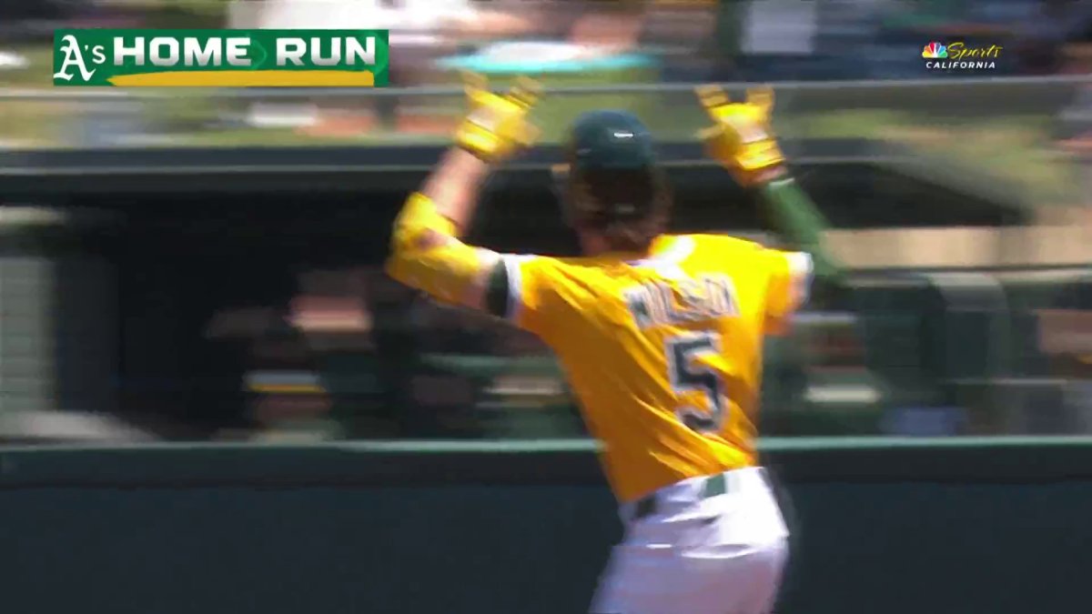 Jacob Wilson hits first career leadoff homer in Athletics vs. Phillies – NBC Sports Bay Area & California