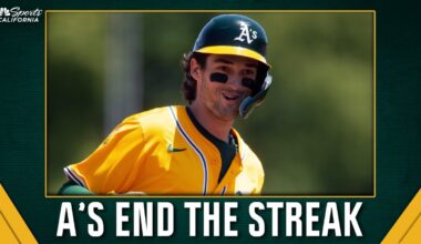 Athletics finally end losing streak in comeback win over Phillies – NBC Sports Bay Area & California