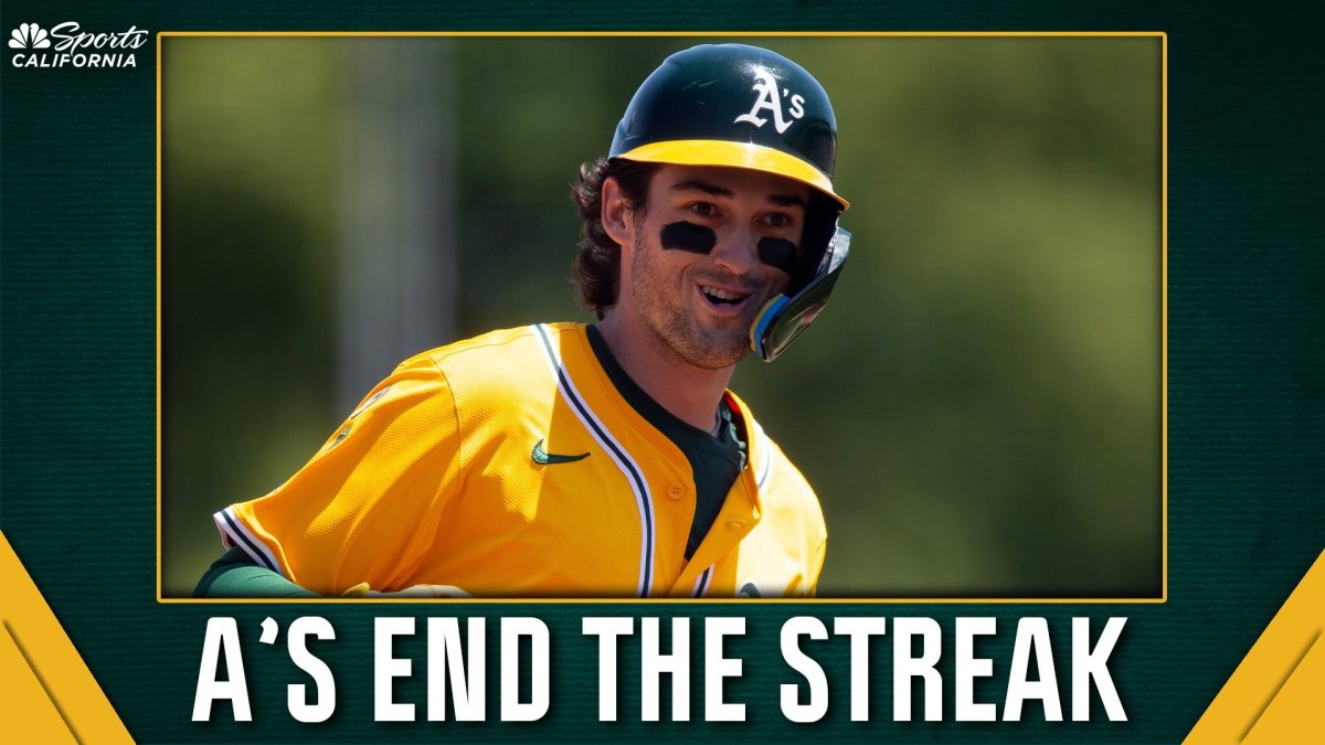 Athletics finally end losing streak in comeback win over Phillies – NBC Sports Bay Area & California