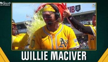 Willie MacIver’s MLB debut better than he dreamed in Athletics’ win – NBC Sports Bay Area & California