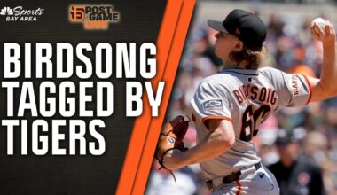 Hayden Birdsong’s second start of season a mixed bag in loss to Tigers – NBC Sports Bay Area & California