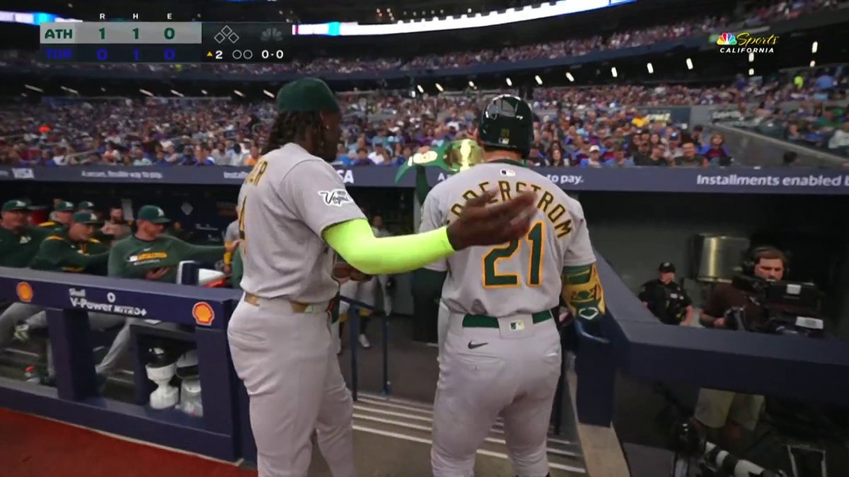 Tyler Soderstrom’s solo homer gets Athletics on board vs. Blue Jays – NBC Sports Bay Area & California