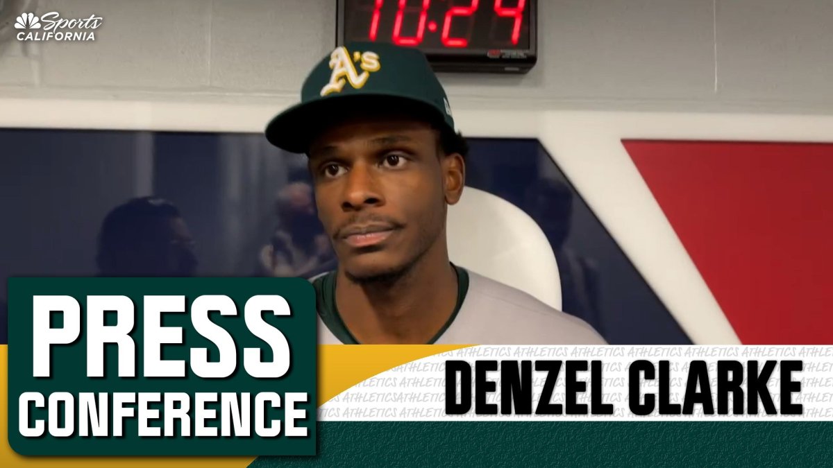 Athletics’ Denzel Clarke pleased by performance in Toronto homecoming – NBC Sports Bay Area & California