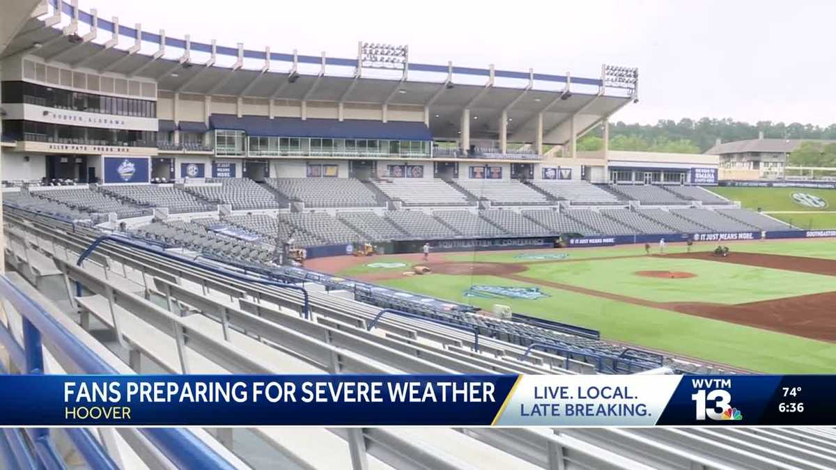 City of Hoover encourages SEC baseball tailgaters to seek shelter if need be