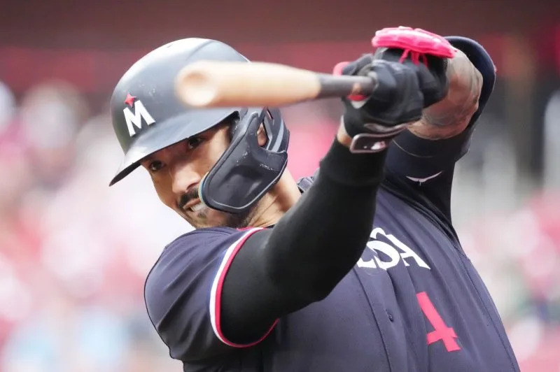 Minnesota Twins shortstop Carlos Correa hit .236 over his first 41 appearances this season. File Photo by Bill Greenblatt/UPI