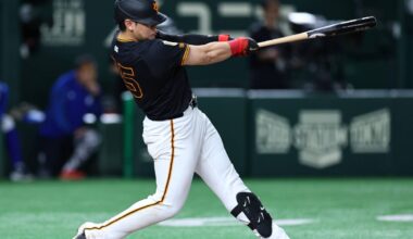 Giants star Kazuma Okamoto expected to miss extended period with elbow injury