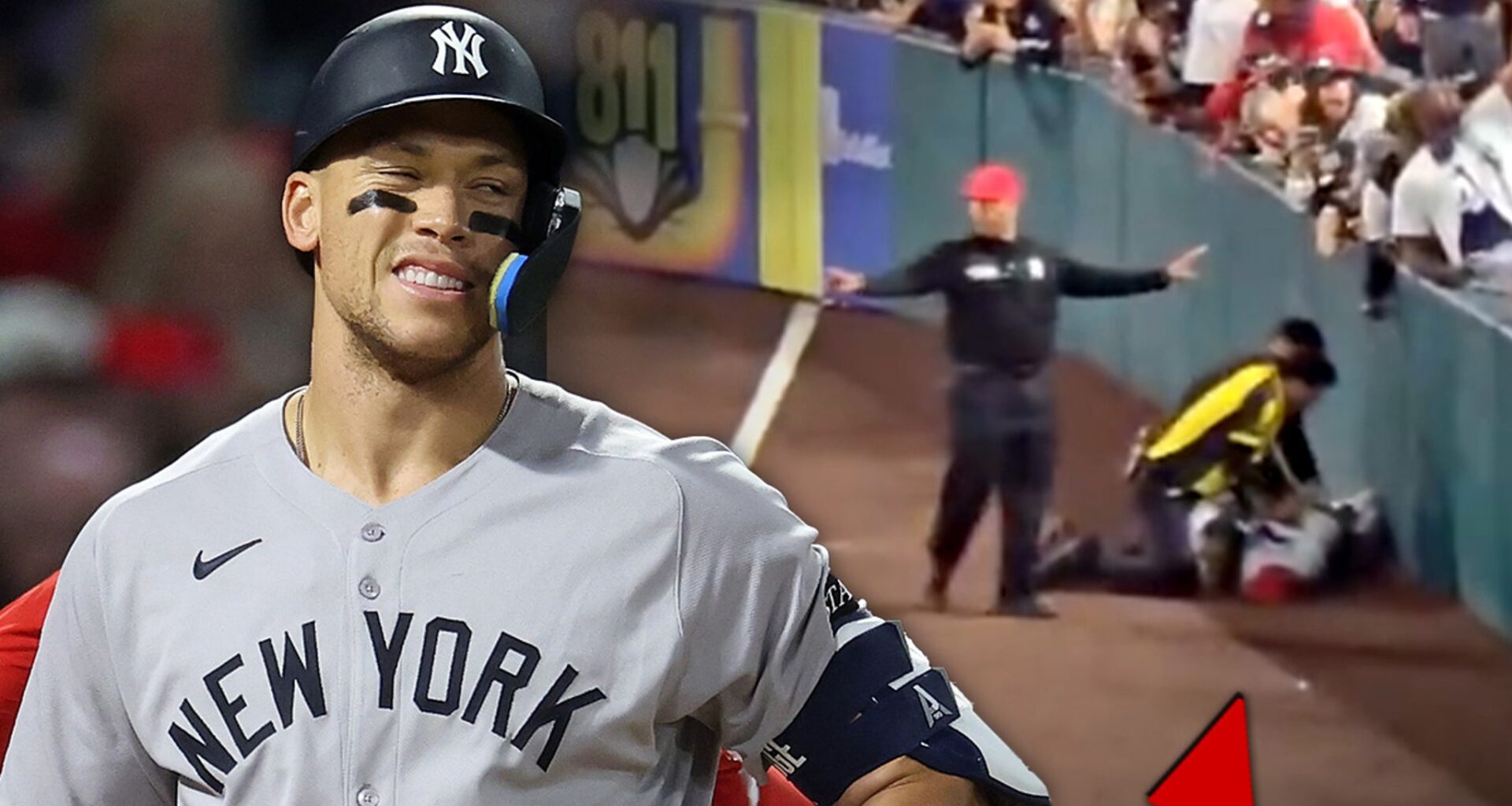 Yankees Fan Roughed Up By Security After Running Onto Field
