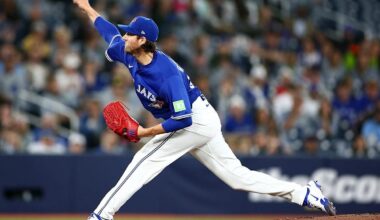Blue Jays pound error-prone Padres as Gausman looks sharp, but Santander hurt again