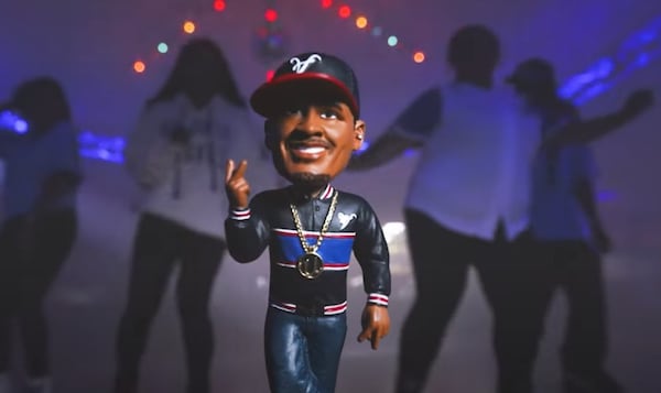 The Braves will give an Usher bobblehead to the first 15,000 folks through the Truist Park gates on June 18.