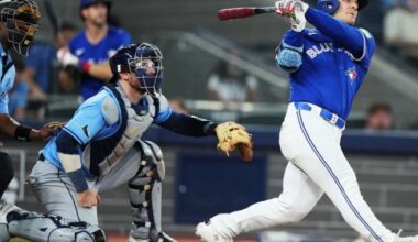 Daulton Varsho has never hit the ball harder