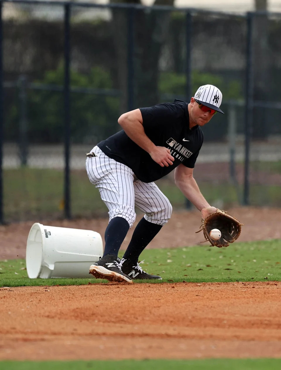 MLB: New York Yankees-Workouts, dj lemahieu