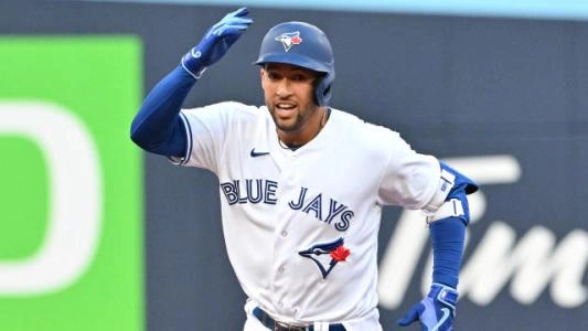 Outfielder George Springer's resurgence this season has been a big boost of offense for the Toronto Blue Jays. #BlueJays #Springer #Offense