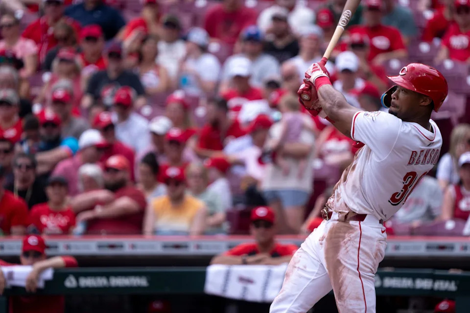 Will Benson went 2-for-3 with his first home run, drove in three runs and walked. His two-RBI single with two outs in the first inning gave starter Nick Martinez a 3-0 lead.