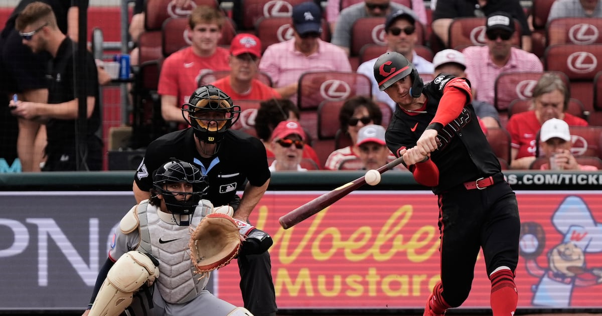 Benson, Hays HRs give Reds 5-4 victory over Guardians in first game of Ohio Cup series