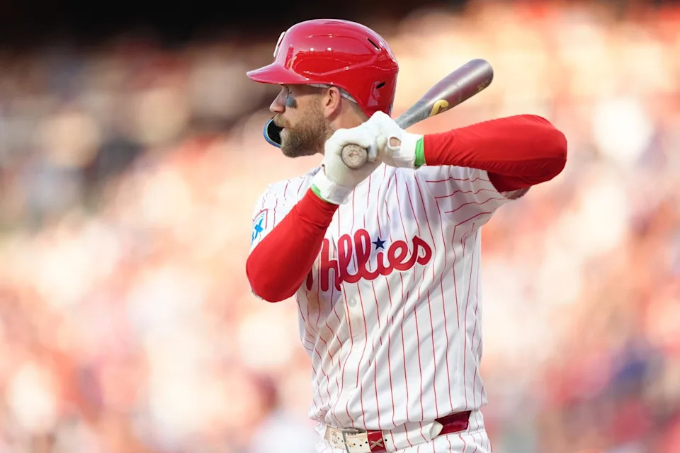 Philadelphia Phillies first baseman Bryce Harper (3).Kyle Ross-Imagn Images