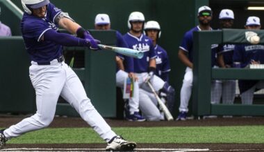 K-State baseball falls in Big 12 tournament opener, awaits postseason fate | K-State Sports