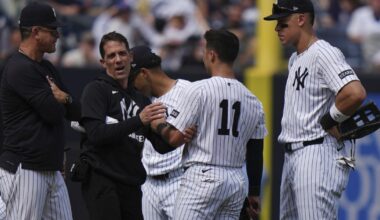 Anthony Volpe is back in the Yankees' lineup, 2 days after hurting shoulder | MLB
