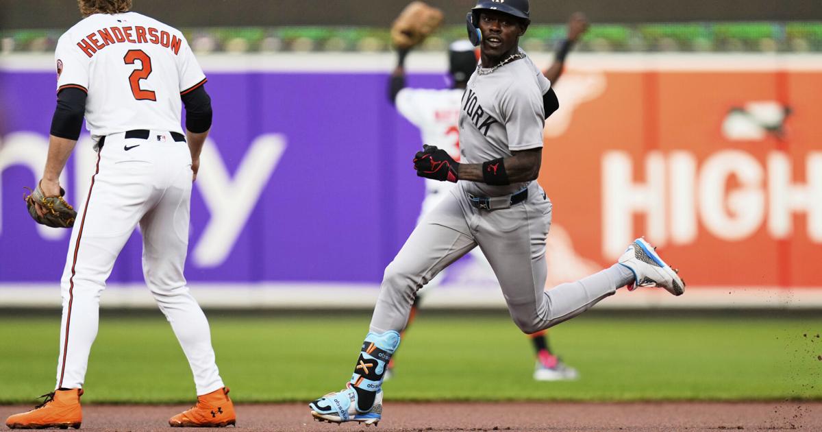 Designated hitter Giancarlo Stanton among banged-up Yankees players making strides toward a return | MLB