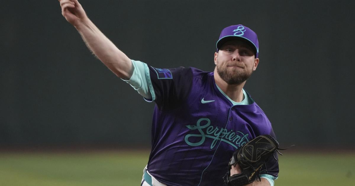 Corbin Burnes throws 7 dominant innings, leads the Diamondbacks over the Dodgers 3-0 | Sports