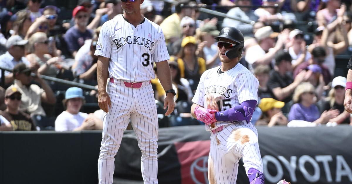 Goodman hits a double, a triple and a HR and has 5 RBIs as Rockies beat Padres 9-3 | MLB