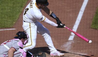 Bart's hard ground ball in bottom of the ninth inning gives Pirates a 4-3 win over Braves | Sports