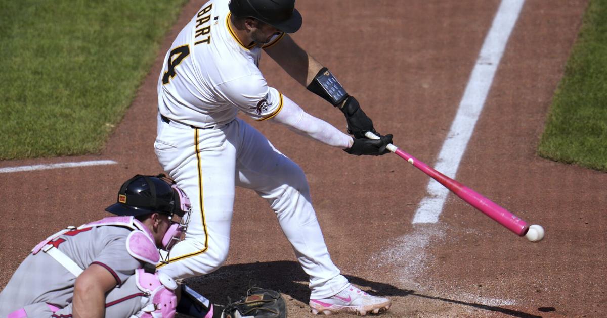 Bart's hard ground ball in bottom of the ninth inning gives Pirates a 4-3 win over Braves | Sports