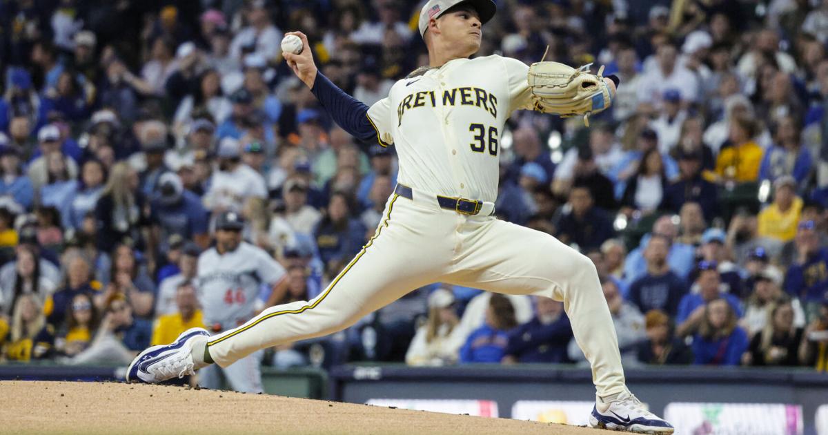 Brewers send pitcher Tobias Myers back to the minors as he tries to regain his 2024 form | MLB