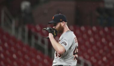 Tigers run short of arms during their visit to Busch Stadium