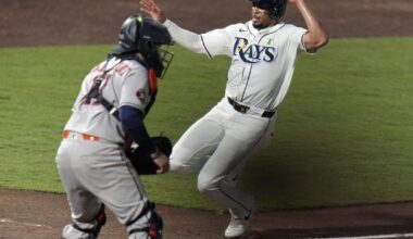 Taylor Walls hits sacrifice fly in 9th as Rays rally to beat Astros 3-2 | MLB