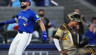 Hard hit: Blue Jays stick with it in 14-0 rout of Padres | National Sports