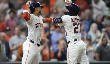Altuve has 4 hits, 2 home runs, Astros win 11-1 and send A's to 12th loss in 13 games. | MLB