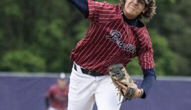 Baker throws baseball no-hitter; late surge lifts softball Braves | Sports