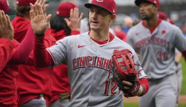 Reds place OF Austin Hays on the 10-day IL with bruised left foot | MLB