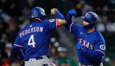 Bombs away? How baseball’s latest fad helped Texas Rangers DH Joc Pederson break out
