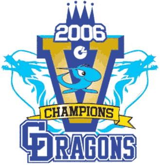 Chunichi Dragons Logo Special Event Logo (2006) - Chunuchi Dragons 2006 Central League Champions logo SportsLogos.Net