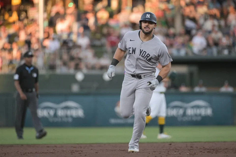 MLB: New York Yankees at Athletics, jasson dominguez