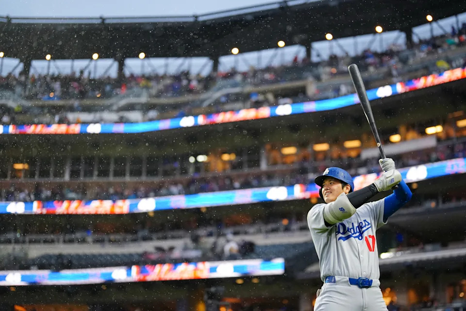 NEW YORK, NY - MAY 23: Shohei Ohtani #17 of the Los Angeles Dodgers looks on prior to the game between the Los Angeles Dodgers and the New York Mets at Citi Field on Friday, May 23, 2025 in New York, New York. (Photo by Daniel Shirey/MLB Photos via Getty Images)